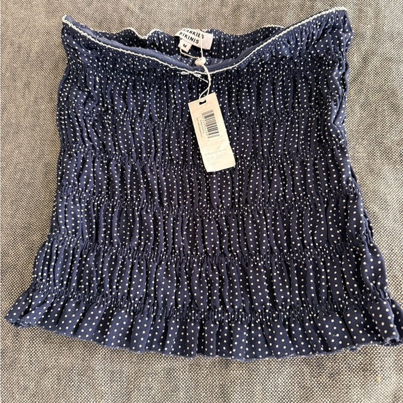 Frankie's Bikinis Dresses & Skirts - Frankie's Bikinis Navy and White Mini Skirt